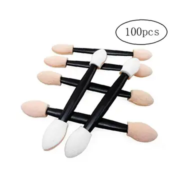 100pcs Dual Sided Sponge Applicator Portable Eyeshadow Brush Sponge Practical Oval Makeup Applicator
100pcs Dual Sided Sponge Applicator Portable Eyeshadow Brush Sponge Practical Oval Makeup Applicator