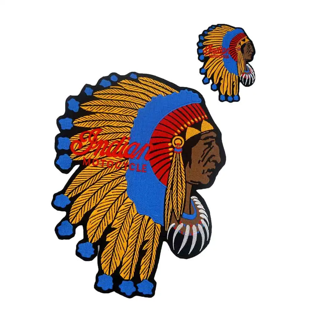 INDIAN MOTOR Embroidered Sewing Label punk biker Patches Clothes Stickers Apparel Accessories Badge
INDIAN MOTOR Embroidered Sewing Label punk biker Patches Clothes Stickers Apparel Accessories Badge