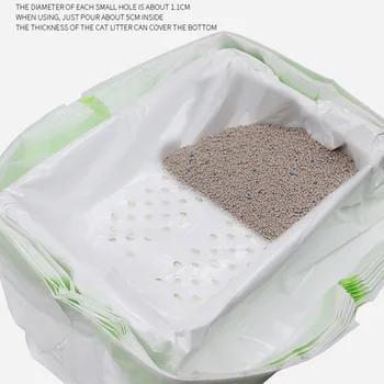 7Pcs Lazy Shovel-free Pet Garbage Bag Pet Cat Litter Bag Cats Litter Box Mat Duty Drawstring Cat Litter Pan Bag Kitten Cleaning* 
7Pcs Lazy Shovel-free Pet Garbage Bag Pet Cat Litter Bag Cats Litter Box Mat Duty Drawstring Cat Litter Pan Bag Kitten Cleaning*