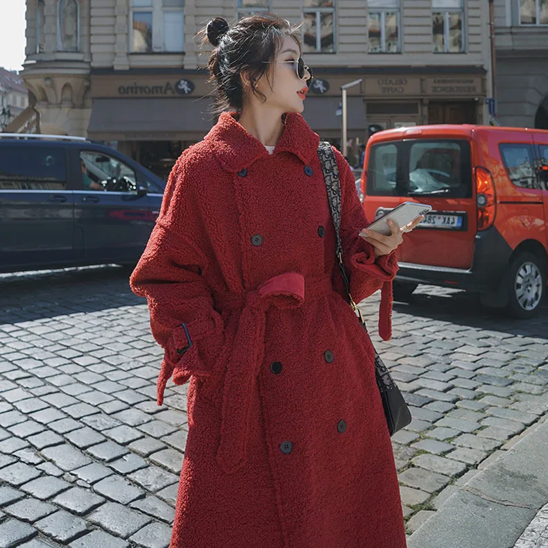 Photo Shoot Lambs Wool Fur Coat WOMEN'S Dress 2020 Winter New Style Korean-style Mid-length Thick Granule Overcoat
Photo Shoot Lambs Wool Fur Coat WOMEN'S Dress 2020 Winter New Style Korean-style Mid-length Thick Granule Overcoat