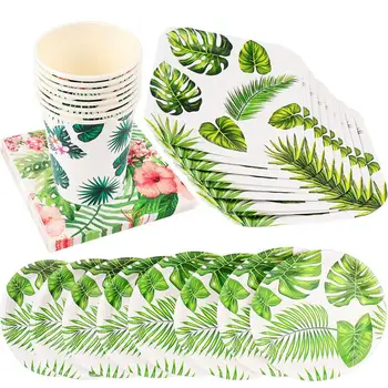1 Set Party Paper Dish Plate Decorative Hawaii Printing Dishware Beautiful Birthday Party Supplies for Home Party Celebration 
1 Set Party Paper Dish Plate Decorative Hawaii Printing Dishware Beautiful Birthday Party Supplies for Home Party Celebration