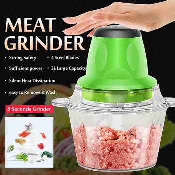 2L Meat Grinder 350W Electric Kitchen Tool Meat Vegetable Fruits Grinders 20000r/min Blade Speed For Cooking Thickened Motor
2L Meat Grinder 350W Electric Kitchen Tool Meat Vegetable Fruits Grinders 20000r/min Blade Speed For Cooking Thickened Motor