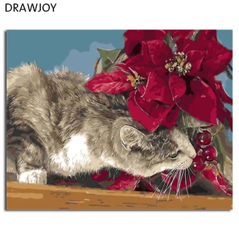 DRAWJOY Framed Picture Painting & Calligraphy Of Loely Animals Cat DIY Painting By Numbers Coloring By Numbers On Canvas
DRAWJOY Framed Picture Painting & Calligraphy Of Loely Animals Cat DIY Painting By Numbers Coloring By Numbers On Canvas