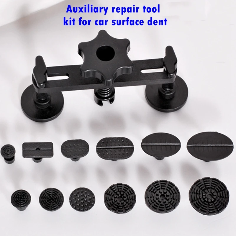 13 Pcs Car Surface Hail Pit Dent Puller Car Auxiliary Repair Tool Set Is Easy To Operate, Suitable for Most Car Dent Repairs
13 Pcs Car Surface Hail Pit Dent Puller Car Auxiliary Repair Tool Set Is Easy To Operate, Suitable for Most Car Dent Repairs