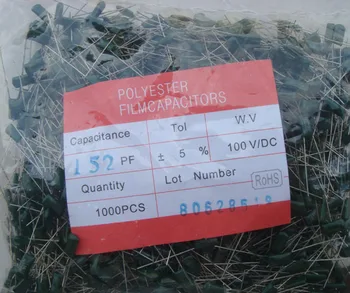 Free Delivery. Polyester capacitor (100 v / 152 j 2 a152j CL11) 1 package 1000 only
Free Delivery. Polyester capacitor (100 v / 152 j 2 a152j CL11) 1 package 1000 only