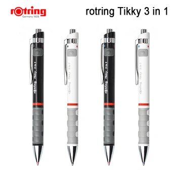 Rotring Tikky 3 in 1 multifunction pen 0.5mm/0.7mm mechanical automatic pencil 2 colors ballpoint pen 1 piece
Rotring Tikky 3 in 1 multifunction pen 0.5mm/0.7mm mechanical automatic pencil 2 colors ballpoint pen 1 piece
