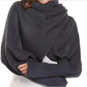 Women Scarf Poncho Women Scarves Womens 2020 Winter Fashion Women Knitted Long Sleeve Wrap Shawl Scarf Echarpe Femme Hiver
Women Scarf Poncho Women Scarves Womens 2020 Winter Fashion Women Knitted Long Sleeve Wrap Shawl Scarf Echarpe Femme Hiver