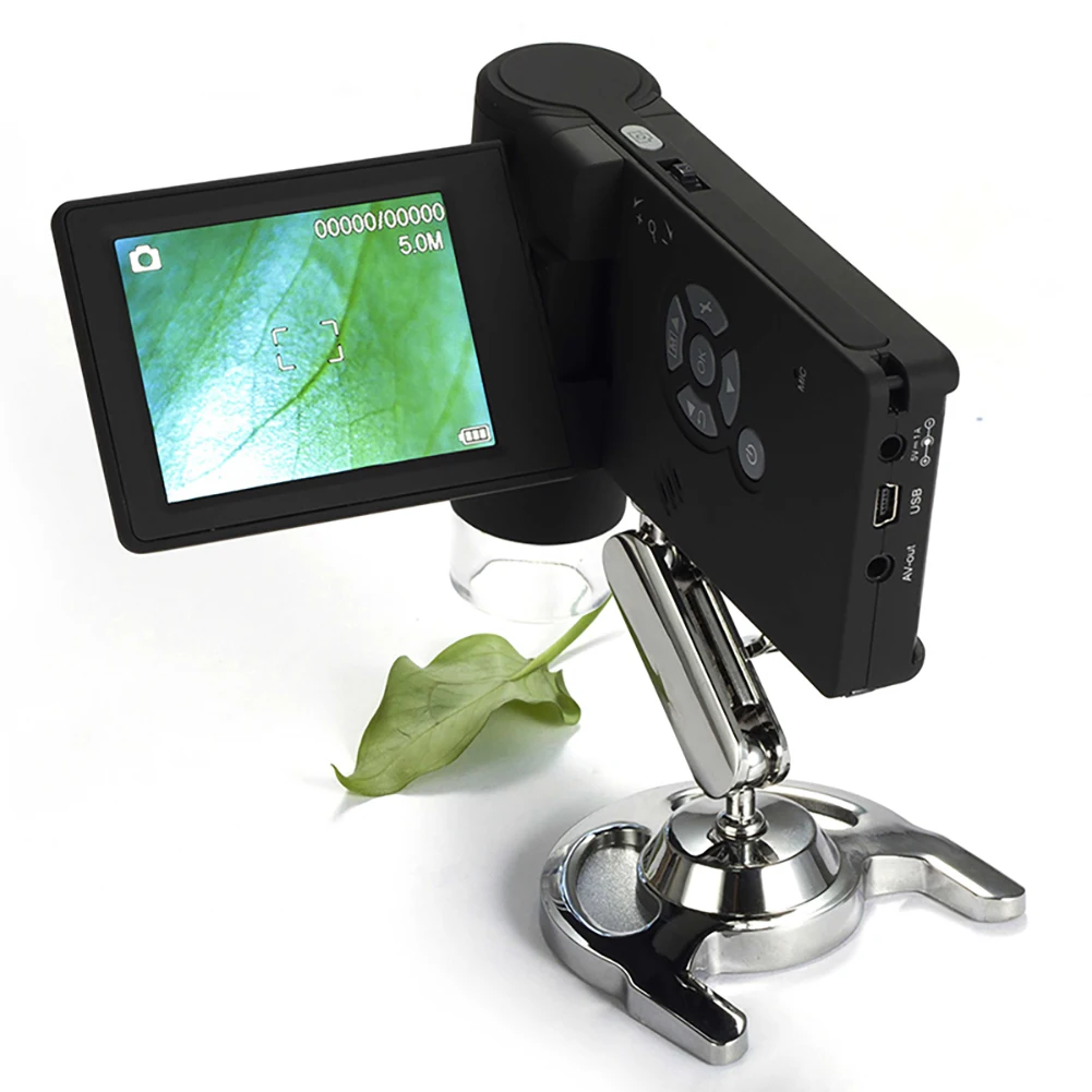 LCD Digital Microscope 5.0MP 20X-500X Handheld Microscope 8 LED Adjustable Light Portable Microscope
LCD Digital Microscope 5.0MP 20X-500X Handheld Microscope 8 LED Adjustable Light Portable Microscope