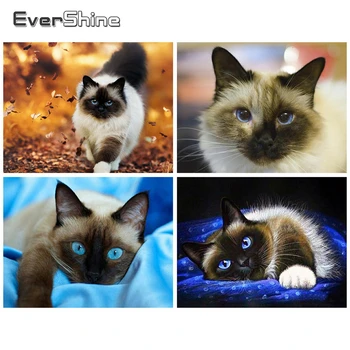 Evershine 5D Diamond Painting Cat Cross Stitch Animals Full Square Drill Mosaic Embroidery Painting Rhinestones Home Decoration
Evershine 5D Diamond Painting Cat Cross Stitch Animals Full Square Drill Mosaic Embroidery Painting Rhinestones Home Decoration