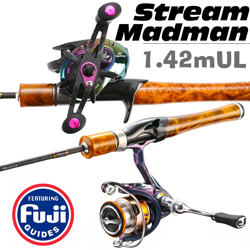 2 Sections Travel Spinning UL Fishing Rod Super Light Soft Baitcasting Stream Fishing Tackle Solid Tip Trout Carbon Fiber Rod
2 Sections Travel Spinning UL Fishing Rod Super Light Soft Baitcasting Stream Fishing Tackle Solid Tip Trout Carbon Fiber Rod