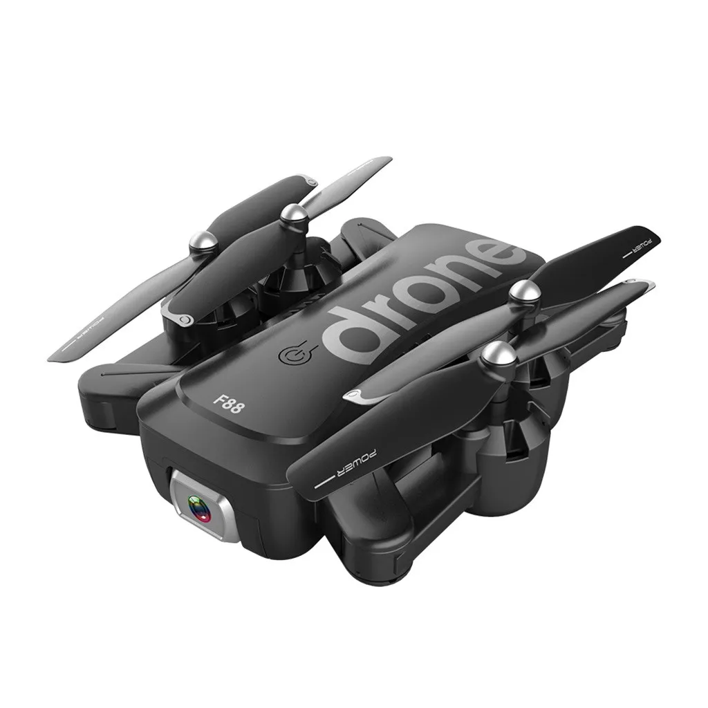 Pedal - F88 2.4G WIFI FPV Camera Optical Flow 1080P HD 4K Dual Camera Aerial Video RC Quadcopter Aircraft Quadrocopter Toys Kid Hot