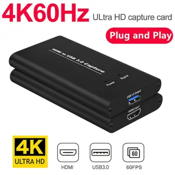 USB3.0 HDMI 4K60Hz Video Capture HDMI to USB Video Capture Card Dongle Game Streaming Live Stream Broadcast with MICinput
USB3.0 HDMI 4K60Hz Video Capture HDMI to USB Video Capture Card Dongle Game Streaming Live Stream Broadcast with MICinput