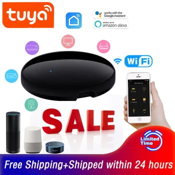 Universal IR Smart Remote Control WiFi + Infrared Home Control Hub Tuya App Works with Google Assistant Alexa Siri
Universal IR Smart Remote Control WiFi + Infrared Home Control Hub Tuya App Works with Google Assistant Alexa Siri