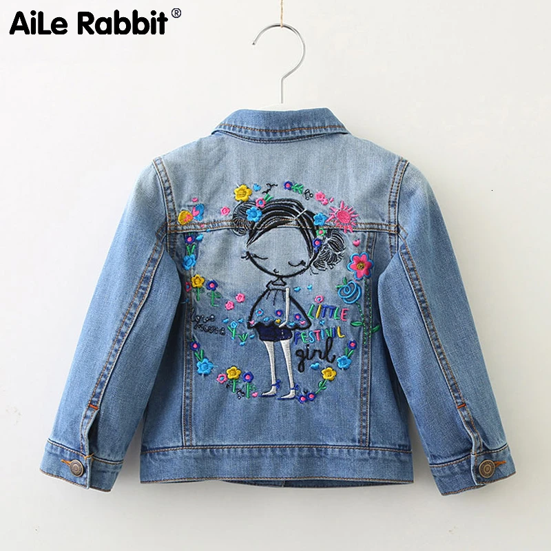 R&Z Children's Jacket 2019 Spring And Autumn New Girls Fashion Denim Jacket Girls Flower Embroidery Long-sleeved Lapel Jacket
R&Z Children's Jacket 2019 Spring And Autumn New Girls Fashion Denim Jacket Girls Flower Embroidery Long-sleeved Lapel Jacket
