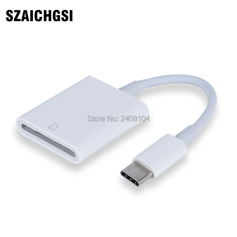 10pcs/lot Type-C SD Card Reader Camera Kit Compatible Needn't APP OTG Data Cable For samsung GALAXY S8 Macbook Pro
10pcs/lot Type-C SD Card Reader Camera Kit Compatible Needn't APP OTG Data Cable For samsung GALAXY S8 Macbook Pro