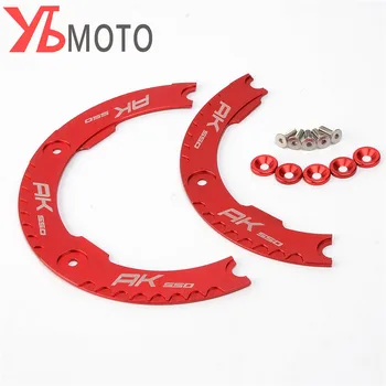 Motorcycle CNC Aluminum Red Transmission Belt Pulley Protective Cover With laser logo For KYMCO AK550 AK 550 2017 2018 2019 2020 
Motorcycle CNC Aluminum Red Transmission Belt Pulley Protective Cover With laser logo For KYMCO AK550 AK 550 2017 2018 2019 2020