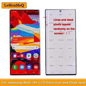 Original N975 LCD Defect Display For Samsung Galaxy Note 10 Plus Display With Frame Super AMOLED Note10 Plus N975F LCD Screen
Original N975 LCD Defect Display For Samsung Galaxy Note 10 Plus Display With Frame Super AMOLED Note10 Plus N975F LCD Screen