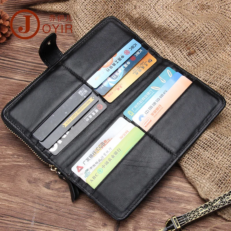 Genuine Leather Men's WOMEN'S Handbag New Style Korean-style Long Zipper Wallet Large Capacity Multi Card Bit Carrying Clutch Ba
Genuine Leather Men's WOMEN'S Handbag New Style Korean-style Long Zipper Wallet Large Capacity Multi Card Bit Carrying Clutch Ba
