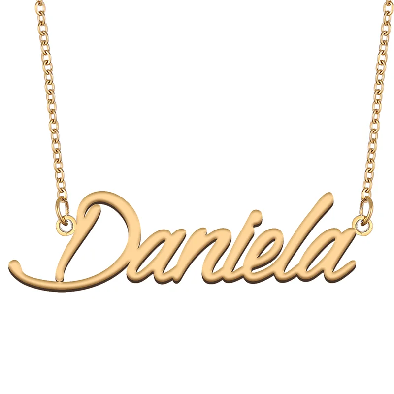 

Necklace with Name Daniela for His Her Family Member Best Friend Birthday Gifts on Christmas Mother Day Valentine's Day