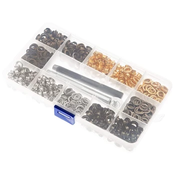 Grommets Eyelets Grommets Kit 400 Sets, Eyelets with 3 Installation Tools for Craft Making,Repair and Decoration.
Grommets Eyelets Grommets Kit 400 Sets, Eyelets with 3 Installation Tools for Craft Making,Repair and Decoration.