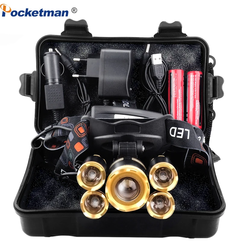7000LM Headlamp Led Headlight XML 3/5 LED T6 Head Lamp Flashlight Torch head light with 18650 battery Best For Camping, fishing
7000LM Headlamp Led Headlight XML 3/5 LED T6 Head Lamp Flashlight Torch head light with 18650 battery Best For Camping, fishing