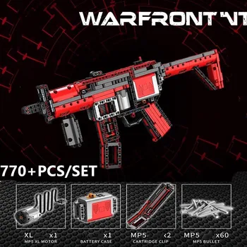 NEW Electric Motor Power MP5 SWAT Toys Gun Fit LeGINGlys Technic Submachine Model Building Block Brick Boy Birthday Gifts Kids
NEW Electric Motor Power MP5 SWAT Toys Gun Fit LeGINGlys Technic Submachine Model Building Block Brick Boy Birthday Gifts Kids