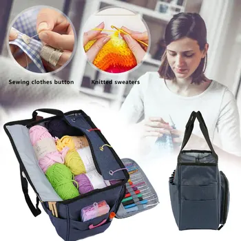 Knitting Bag Portable Yarn Tote Storage Bag for Wool Crochet Hooks Knitting Needles Sewing Supplies Set DIY Household Organizer
Knitting Bag Portable Yarn Tote Storage Bag for Wool Crochet Hooks Knitting Needles Sewing Supplies Set DIY Household Organizer