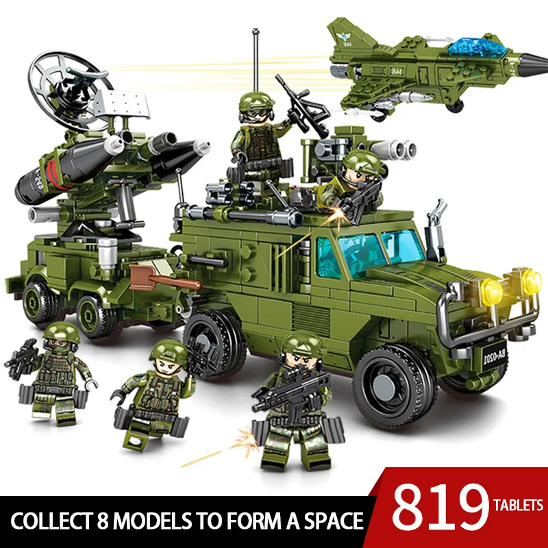 Helicopter Fighter Armoured Vehicle Army Special Forces Soldier War SWAT DIY Building Blocks Figure Educational Toys Gift Boys
Helicopter Fighter Armoured Vehicle Army Special Forces Soldier War SWAT DIY Building Blocks Figure Educational Toys Gift Boys