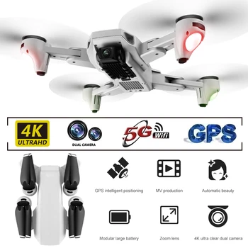 

2020 NEW S103 Pro Drone With 4K Camera RC Quadcopter Drones GPS 5G WIFI FPV 4K HD Foldable Dron Helicopter Toy VS F3 S167 SG906