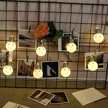 2021 New Year 2m 10 Led Snowman Bulb Fairy Lights Garland Christmas Tree Home Decorations Ornaments Adornos De Navidad Kerst. 
2021 New Year 2m 10 Led Snowman Bulb Fairy Lights Garland Christmas Tree Home Decorations Ornaments Adornos De Navidad Kerst.