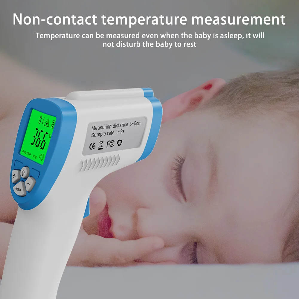 Baby Thermometer Infrared Digital LCD Body Measurement Forehead Ear Non-Contact Adult Body Fever IR Children Termometro
Baby Thermometer Infrared Digital LCD Body Measurement Forehead Ear Non-Contact Adult Body Fever IR Children Termometro