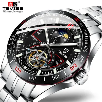 TEVISE Fashion Skeleton Tourbillon Business Stainless Steel Men Watches Luxury Automatic Mechanical Wristwatch Relogio Masculino
TEVISE Fashion Skeleton Tourbillon Business Stainless Steel Men Watches Luxury Automatic Mechanical Wristwatch Relogio Masculino