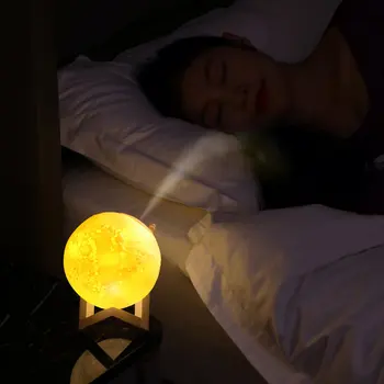 880ML 3D Moon Lamp Light Humidifier Diffuser Aroma Essential Ultrasonic Humidifier Night Cool Mist Purifier Car home
880ML 3D Moon Lamp Light Humidifier Diffuser Aroma Essential Ultrasonic Humidifier Night Cool Mist Purifier Car home