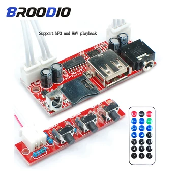 

USB TF Decoder Module DC 5V 12V 16V MP3 Decoder Board WAV Lossless MP3 Player With Remote Control Support 32G Memory Card