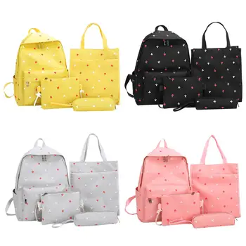 Canvas Flower Print Female School Backpacks Teenagers Book 4Pcs/set Bag Satchel for School Girls Children Decoration
Canvas Flower Print Female School Backpacks Teenagers Book 4Pcs/set Bag Satchel for School Girls Children Decoration