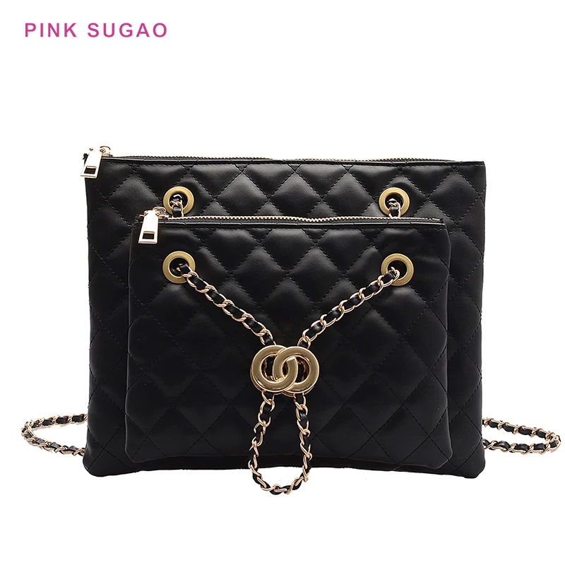 

Pink Sugao famous brand purses and handbags luxury handbags women bags designer shoulder bag designer crossbody bag 2PCS Bag Set