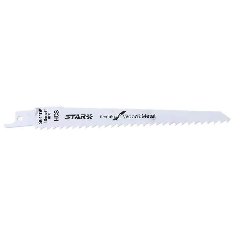 High Carbon Steel S611DF 150mm 6\" Reciprocating Saw Blade Effective For Cutting Wood Woodworking R9JF
High Carbon Steel S611DF 150mm 6\" Reciprocating Saw Blade Effective For Cutting Wood Woodworking R9JF