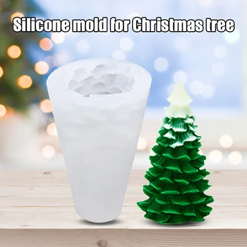 Xmas Tree Baking Mold Silicone Christmas Cake Decorating for Candle Making Drop Shipping
Xmas Tree Baking Mold Silicone Christmas Cake Decorating for Candle Making Drop Shipping