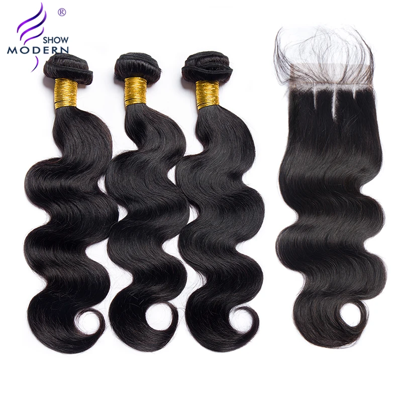 Malaysian Hair Wave 3 Bundles with Lace Closure Body Wave Bundles with Closure Non-Remy Human Hair Extension Modern Show Hair
Malaysian Hair Wave 3 Bundles with Lace Closure Body Wave Bundles with Closure Non-Remy Human Hair Extension Modern Show Hair
