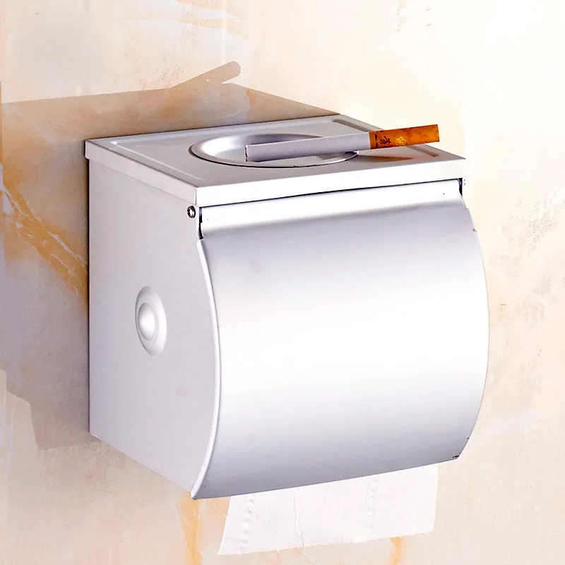

Toilet Roll Paper Toilet Waterproof Tissue Box Cardboard Box Rack Toilet Pumping Roll Paper Alumimum Wall Hangers Storage Shelf