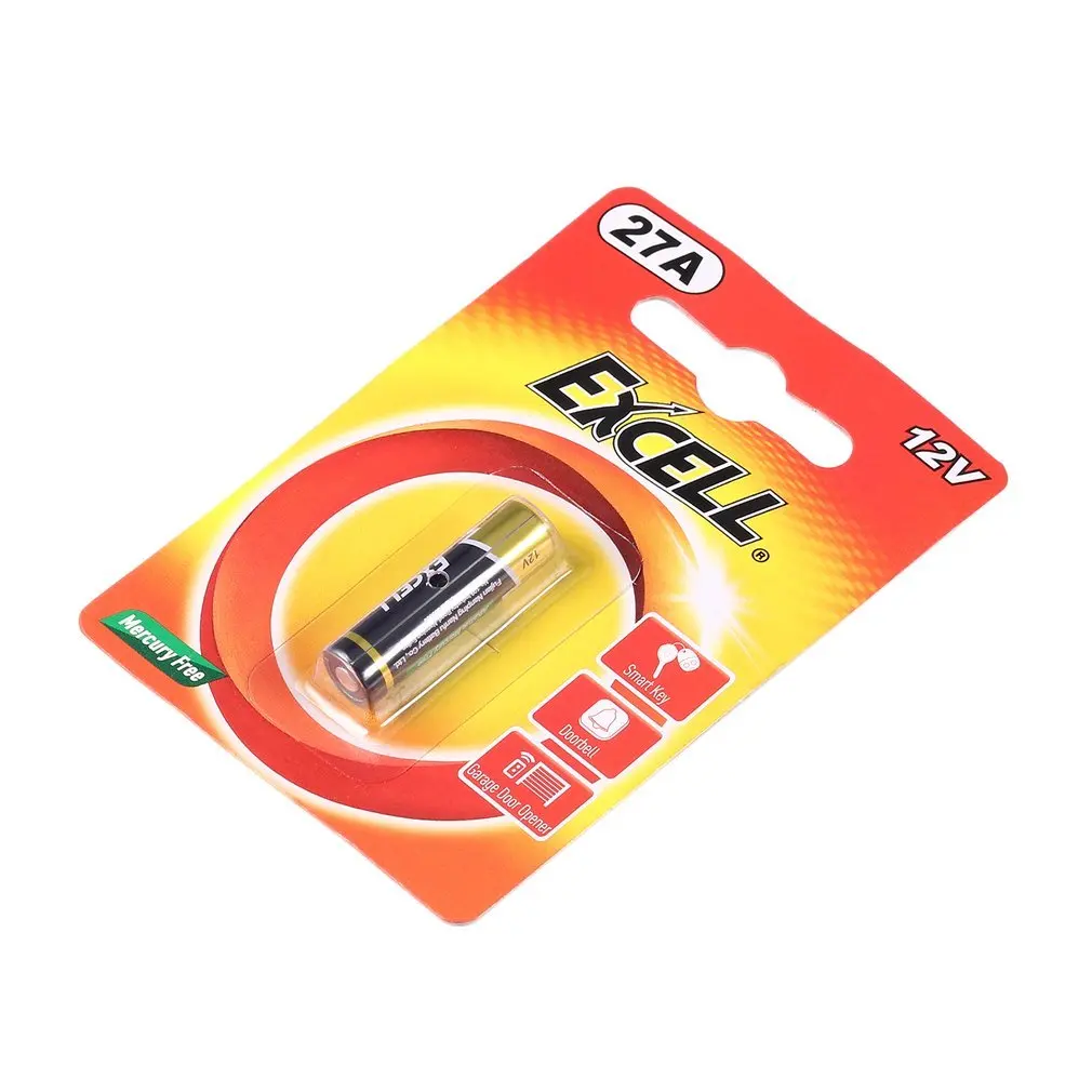 5pcs/set EXCELL 12V 27A Mercury Free Button Cell Great Replacement Battery for Smart Key Doorbell Garage Door Opener
5pcs/set EXCELL 12V 27A Mercury Free Button Cell Great Replacement Battery for Smart Key Doorbell Garage Door Opener