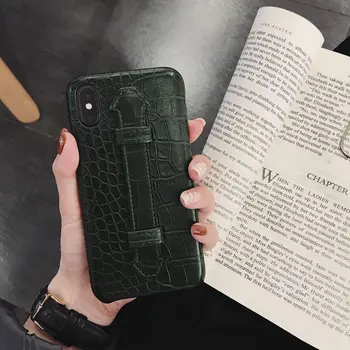 Fashion High-end Business crocodile Pattern Bracket Case for iphone 11 Pro Max 11 Pro 11 all-inclusive iphone XS Max XS XR X 6 8
Fashion High-end Business crocodile Pattern Bracket Case for iphone 11 Pro Max 11 Pro 11 all-inclusive iphone XS Max XS XR X 6 8