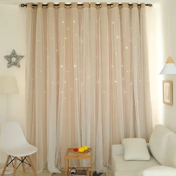 Thicken Star Cutout Blackout Curtain Solid Color For Living Room Bedroom Window Screening Drapes Rod Fabrics Blinds шторы Made
Thicken Star Cutout Blackout Curtain Solid Color For Living Room Bedroom Window Screening Drapes Rod Fabrics Blinds шторы Made