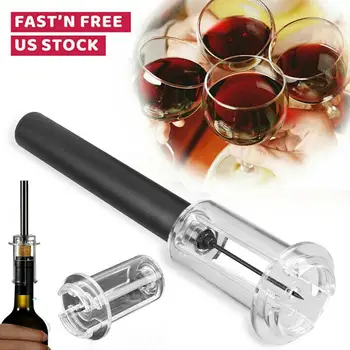 Air Pressure Type Wine Bottle Opener Stainless Steel Pin Type Bottle Pumps Corkscrew Cork Out Tool Red Wine Opener
Air Pressure Type Wine Bottle Opener Stainless Steel Pin Type Bottle Pumps Corkscrew Cork Out Tool Red Wine Opener