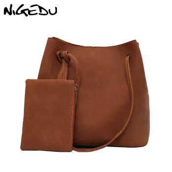 NIGEDU vintage Matte leather Women handbag and purses New winter female shoulder bag Large capacity Ladies totes crossbody bags
NIGEDU vintage Matte leather Women handbag and purses New winter female shoulder bag Large capacity Ladies totes crossbody bags