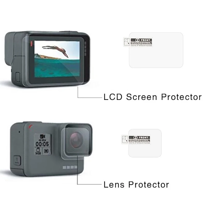 1pc for Gopro Hero 5/6/7 Tempered Glass Lens or LCD Screen Protector Film Black Action Video Camera Accessories
1pc for Gopro Hero 5/6/7 Tempered Glass Lens or LCD Screen Protector Film Black Action Video Camera Accessories