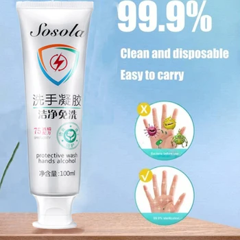 100ml 75% Alcohol Gel Disposable Hands-Free Water Disinfection Hand Sanitizer Multi Effect Protection Germicidal Gel
100ml 75% Alcohol Gel Disposable Hands-Free Water Disinfection Hand Sanitizer Multi Effect Protection Germicidal Gel