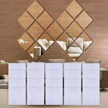 LETAOSk 20pcs Chrome Flexible Stick-On Squares Mirror Sheet Self Adhesive Self Adhesive Decor Wall Tile 15x15cm Paste Home Decor
LETAOSk 20pcs Chrome Flexible Stick-On Squares Mirror Sheet Self Adhesive Self Adhesive Decor Wall Tile 15x15cm Paste Home Decor