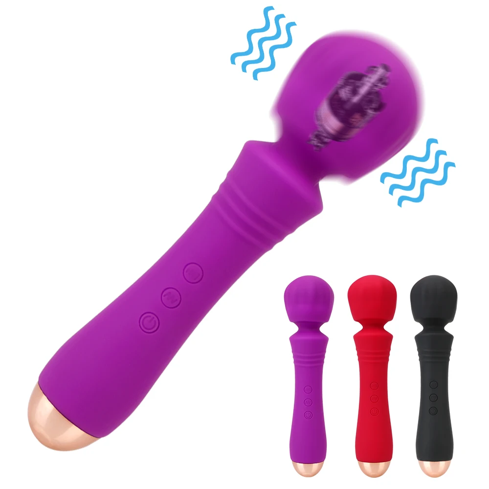 

Стимулятор клитора точки G вагинальный вибратор секс-игрушки для женщин AV Stick Женский мастурбатор волшебная палочка Вибраторы 20 частоты