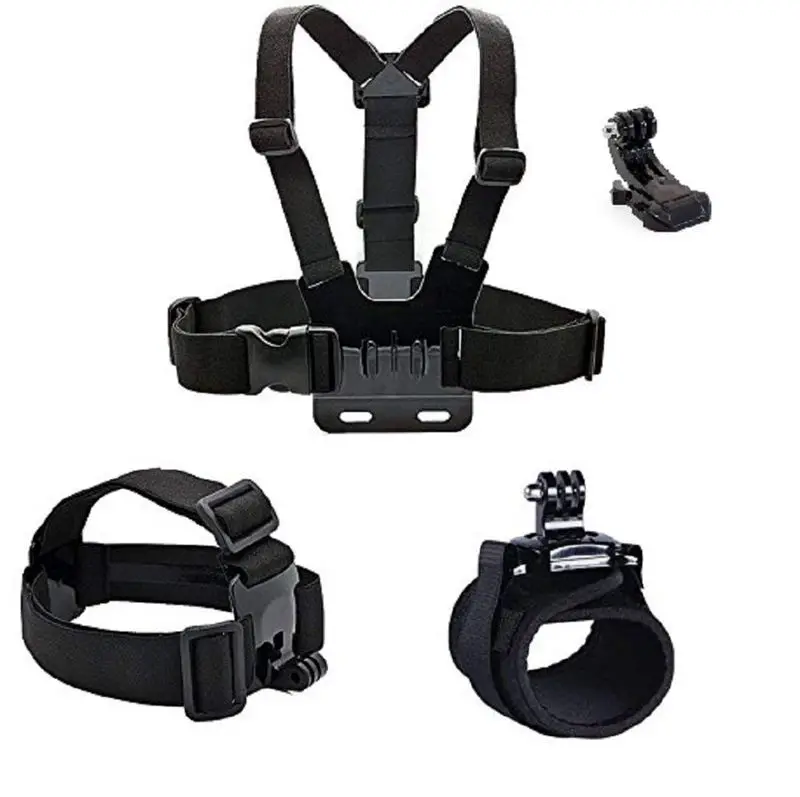 BESTCamera accessories Head strap Chest strap Hand band mount kit for gopro Hero 5/Session/4/3/2/HD Original Black Silver Camera 
BESTCamera accessories Head strap Chest strap Hand band mount kit for gopro Hero 5/Session/4/3/2/HD Original Black Silver Camera